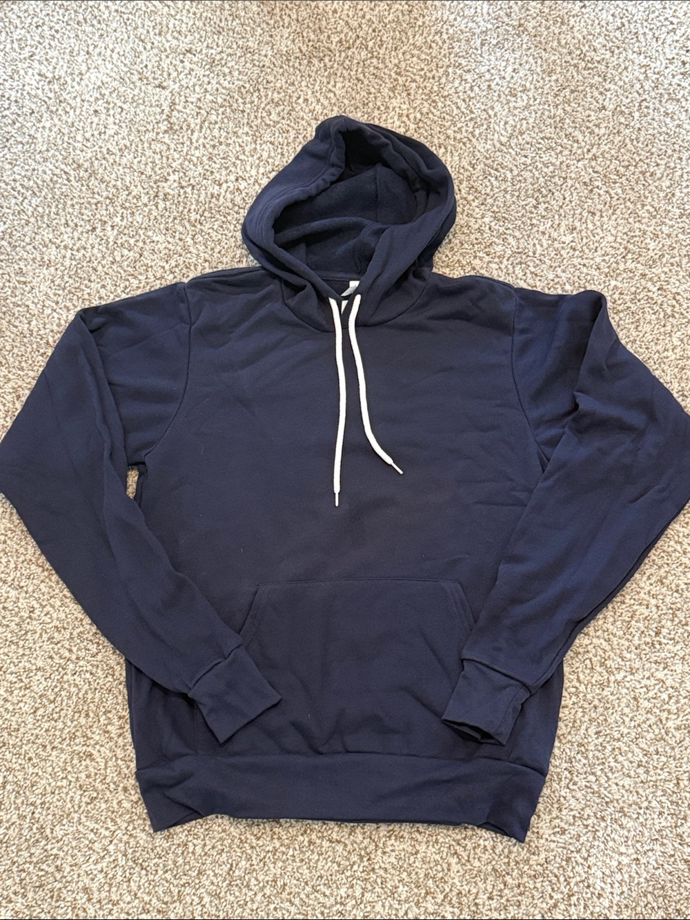 Classic Navy Hoodie Sweatshirt - Men
